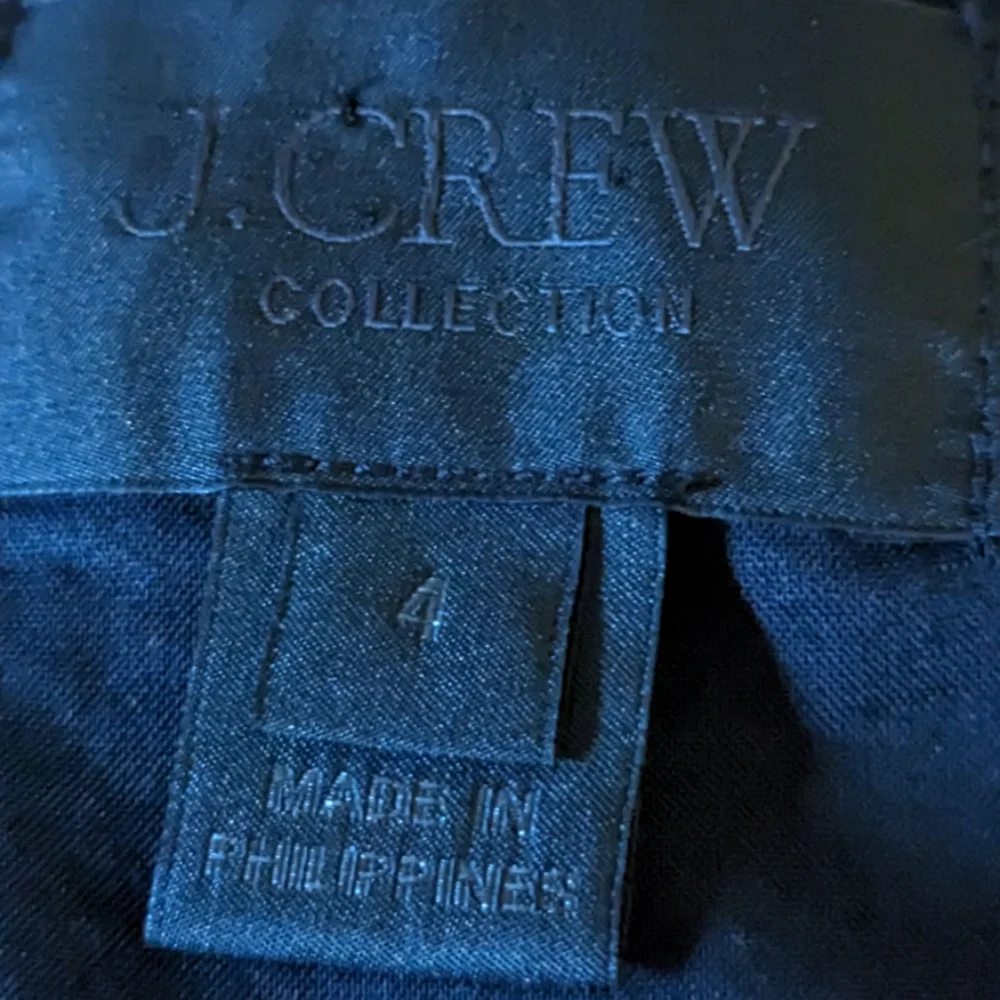J. Crew Collection Lace Up Linen Dress - Picture 6 of 7